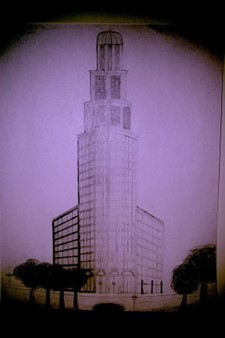 Drawing of building Drawing of building